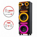 ALTAVOZ LARRYHOUSE SERIE CORO 2X10" 1.000W CON 2 MICROFONOS