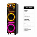 ALTAVOZ LARRYHOUSE SERIE CORO 2X10" 1.000W CON 2 MICROFONOS