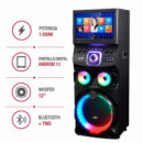 ALTAVOZ LARRYHOUSE SERIE BAYAMON 12" 1.000W CON 2 MICROFONOS CON PANTALLA