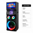 ALTAVOZ LARRYHOUSE SERIE BAYAMON 12" 1.000W CON 2 MICROFONOS CON PANTALLA