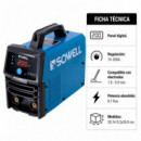 Pack Soldador 200 Amp + Radial 750W + Pantalla Soldar SOWELL