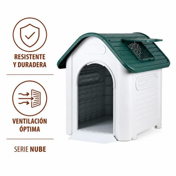 Caseta de Perro Plastica Serie Nube DONNA GARDEN 107.2X82.6X96 Cm