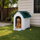 Caseta de Perro Plastica Serie Nube DONNA GARDEN 107.2X82.6X96 Cm