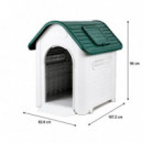 Caseta de Perro Plastica Serie Nube DONNA GARDEN 107.2X82.6X96 Cm