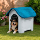 Caseta de Perro Plastica Serie Doggy DONNA GARDEN 75X59X66 Cm