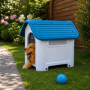 Caseta de Perro Plastica Serie Doggy DONNA GARDEN 75X59X66 Cm
