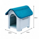 Caseta de Perro Plastica Serie Doggy DONNA GARDEN 75X59X66 Cm