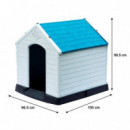 Caseta de Perro Plastica Serie Canil DONNA GARDEN 105X96.5X98.5 Cm