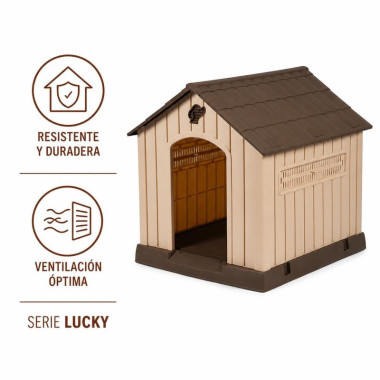 Caseta de Perro Plastica Serie Lucky DONNA GARDEN 66X70X70 Cm