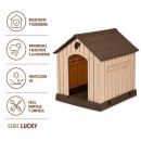 Caseta de Perro Plastica Serie Lucky DONNA GARDEN 66X70X70 Cm