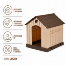Caseta de Perro Plastica Serie Lucky DONNA GARDEN 77.5X82.5X82 Cm