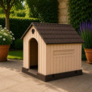 Caseta de Perro Plastica Serie Lucky DONNA GARDEN 77.5X82.5X82 Cm