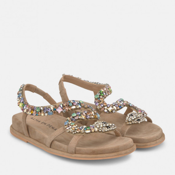 Alma en Pena Sandalias Negras V267104- SAND