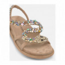 Alma en Pena Sandalias Negras V267104- SAND