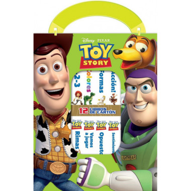 DISNEY PIXAR: TOY STORY - MI PRIMERA BIBLIOTECA - 12 LIBROS DE CARTON - PI KIDS