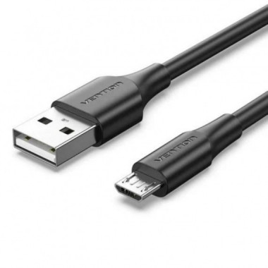 Cable USB 2.0 Vention USB-A Macho a Micro-USB Macho, 1 Metro, Negro (CTIBF)