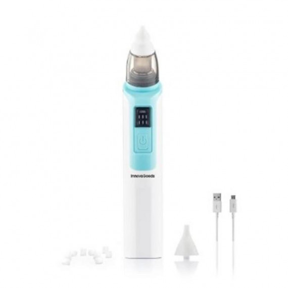 Aspirador Nasal Eléctrico para Bebés InnovaGoods Nosher – Silencioso, 6 Velocidades