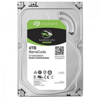 Disco Duro Interno Seagate BarraCuda 4TB (3.5", SATA III, 5400 RPM) (ST4000DM004)