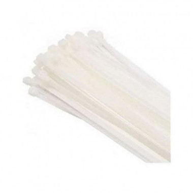 Paquete de 100 Bridas Blancas DESA de Nylon 300x4.8 mm