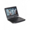Reproductor DVD Portátil DENVER MT-1097, 10", Batería Integrada, Compatible con Coche