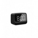 Reloj Despertador Denver EC-53B con Bluetooth 5.3, Doble Alarma y Pantalla Grande Negro