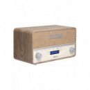 Radio Retro Digital DAB+ Denver DAB-36LW Bluetooth Madera
