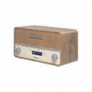 Radio Retro Digital DAB+ Denver DAB-36LW Bluetooth Madera