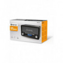 Radio DAB+ Denver DAB-18DGR, Bluetooth, AUX, Despertador, Madera Oscura