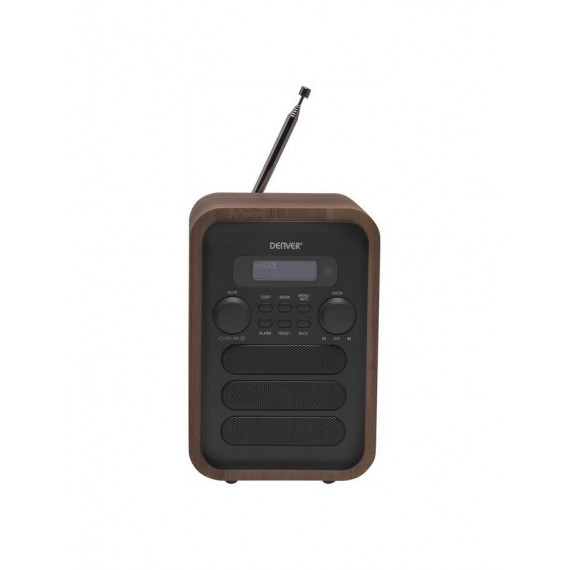 Radio Digital Denver DAB-48GREY FM/DAB+, 2,5W RMS, Bluetooth, Display LCD