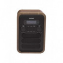 Radio Digital Denver DAB-48GREY FM/DAB+, 2,5W RMS, Bluetooth, Display LCD