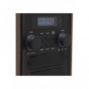 Radio Digital Denver DAB-48GREY FM/DAB+, 2,5W RMS, Bluetooth, Display LCD