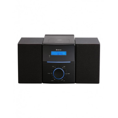 Equipo de Audio Denver MCA-240 Compacto, CD/FM, 2x20W, Negro