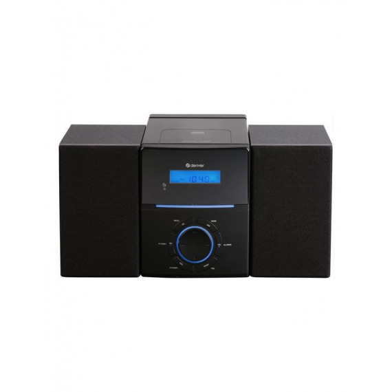 Equipo de Audio Denver MCA-240 Compacto, CD/FM, 2x20W, Negro