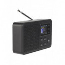 Radio DAB Denver DAB-57B, Bluetooth, Auxiliar, Color Negro