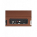 Tocadiscos Denver VPL-120BR con Grabación a PC y Altavoces Integrados, Marrón