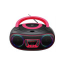 Radiocasete Denver TCL-212BTPINK Bluetooth CD USB MP3 Rosa