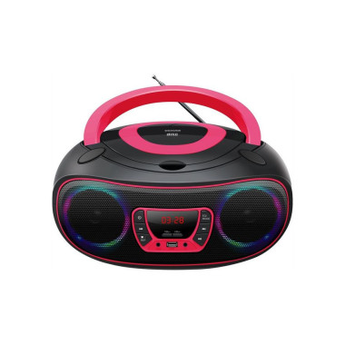 Radiocasete Denver TCL-212BTPINK Bluetooth CD USB MP3 Rosa