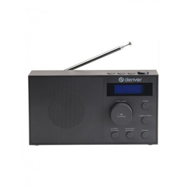 Radio DAB Denver DAB-51B FM Auxiliar 15W Negro