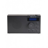 Radio DAB Denver DAB-51B FM Auxiliar 15W Negro