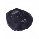 Reproductor Portátil Denver DMP-395B, MP3, Sistema Antishock, Color Negro