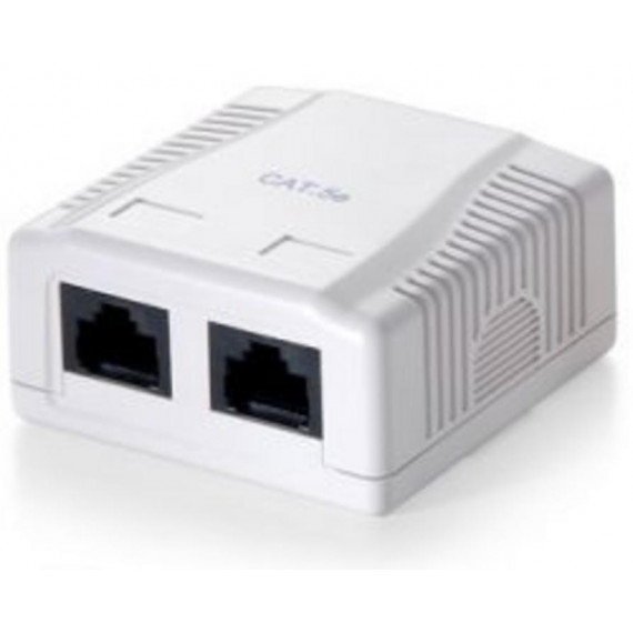 EQUIP Roseta de Superficie CAT.5e 2 Hembra RJ45 (EQ235112)