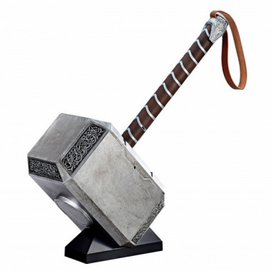 Martillo Electr&oacute;nico Thor Marvel Legends Mjolnir (caja da&ntilde;ada)