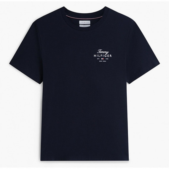 TOMMY HILFIGER - SCRIPT STACK REGULAR TEE - DW5 - F|MW0MW43224/DW5