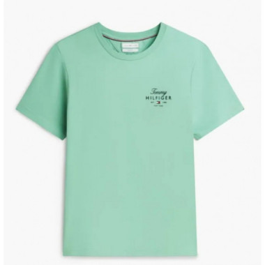 TOMMY HILFIGER - SCRIPT STACK REGULAR TEE - L1A - F|MW0MW43224/L1A