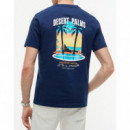 TOMMY HILFIGER - SUMMER BACK GRAPHIC REGULAR TEE - DCC - F|MW0MW43198/DCC