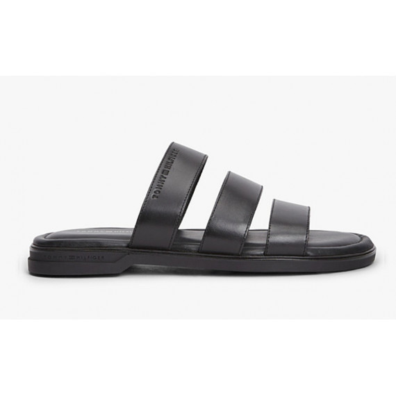 TOMMY HILFIGER - PREMIUM COMFORT LEATHER SANDAL - BDS - F|FM0FM05941/BDS