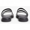 TOMMY HILFIGER - PREMIUM COMFORT LEATHER SANDAL - BDS - F|FM0FM05941/BDS