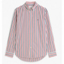 TOMMY HILFIGER - FLEX POPLIN SEASONAL STRIPE SHT - 0EV - F|MW0MW43315/0EV