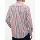 TOMMY HILFIGER - FLEX POPLIN SEASONAL STRIPE SHT - 0EV - F|MW0MW43315/0EV