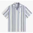 TOMMY HILFIGER - STRUCTURE MULTI STP SS SHIRT - 0A4 - F|MW0MW43329/0A4